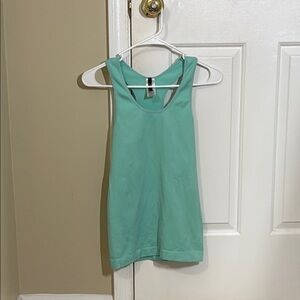 Mint Green Sleeveless Racerback Tank Top